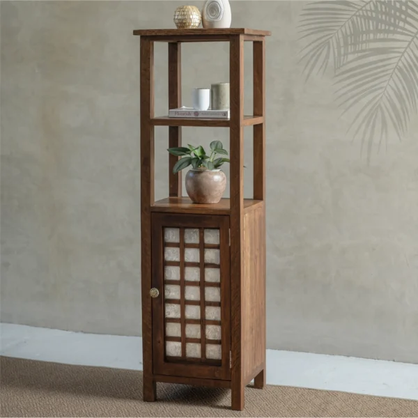 Adela Open Shelf Capiz Cabinet 1_Timbertale Designs Adela Open Shelf Capiz Cabinet