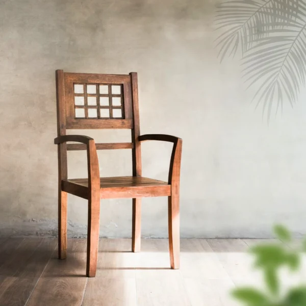 Cecilia Capiz Accent Armchair