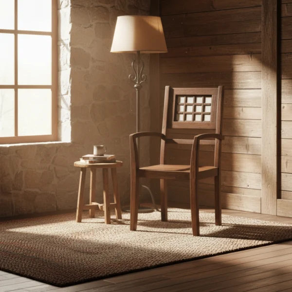 Cecilia Capiz Accent Armchair