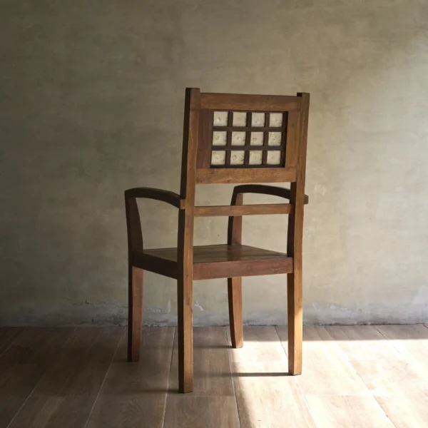 Cecilia Capiz Accent Armchair