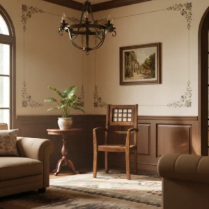 Cecilia Capiz Accent Armchair