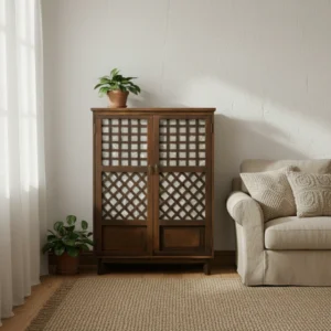 Ibarra Two-Door Capiz Cabinet