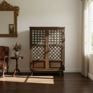 Ibarra Two-Door Capiz Cabinet