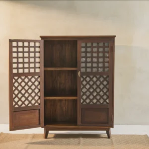 Ibarra Two-Door Capiz Cabinet