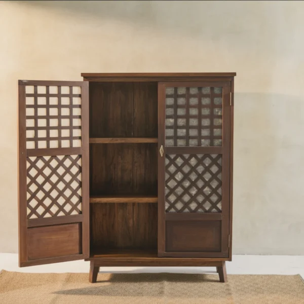Ibarra Two-Door Capiz Cabinet