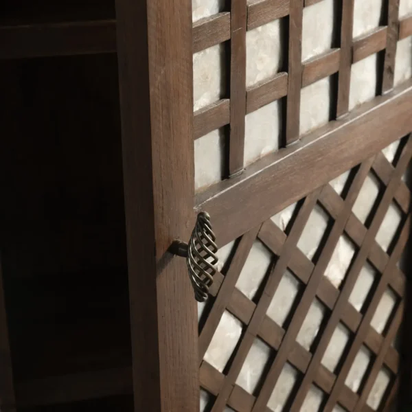 Leonor Capiz Cabinet Single Door 6_Timbertale Designs Leonor Single-Door Capiz Cabinet