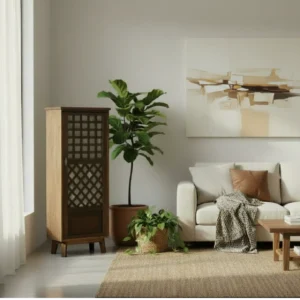 Leonor Capiz Cabinet Single Door 7_Timbertale Designs Leonor Single-Door Capiz Cabinet