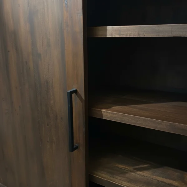 Mateo Shoe Cabinet with Sliding Doors